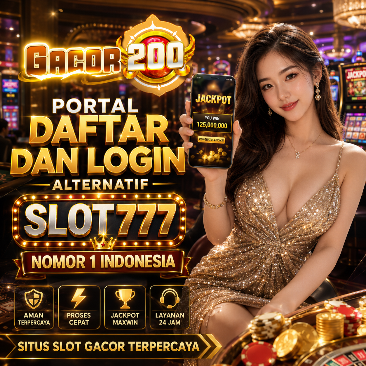 GACOR200 Portal Daftar dan Login Alternatif Slot777 Nomor 1 Indonesia